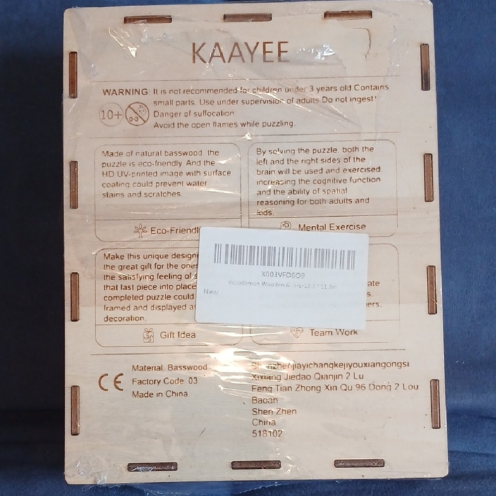 Kaytee Fox Family Wooden Puzzle - Multicolor - Picture 3 of 3